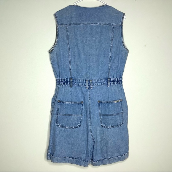< Vintage Bill Blass Denim Shortalls > - Picture 6 of 6